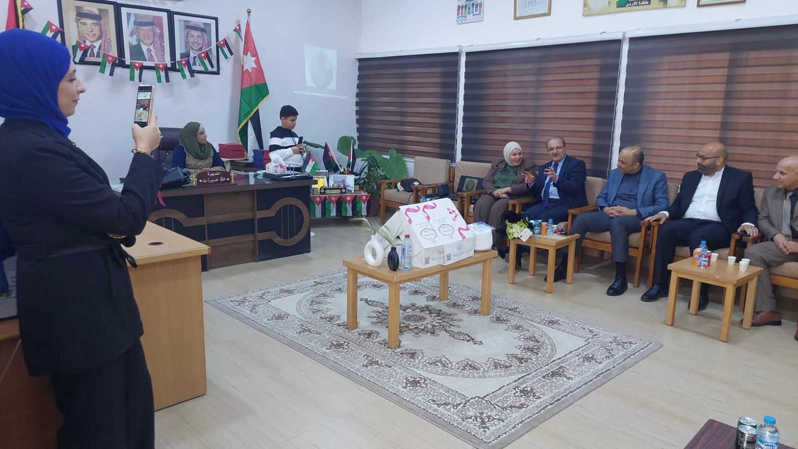 عبيدات يرعى افتتاح مشروع مبادرة سنبلة في مدرسة إبن سينا الأساسية- كفرسوم في بني كنانة