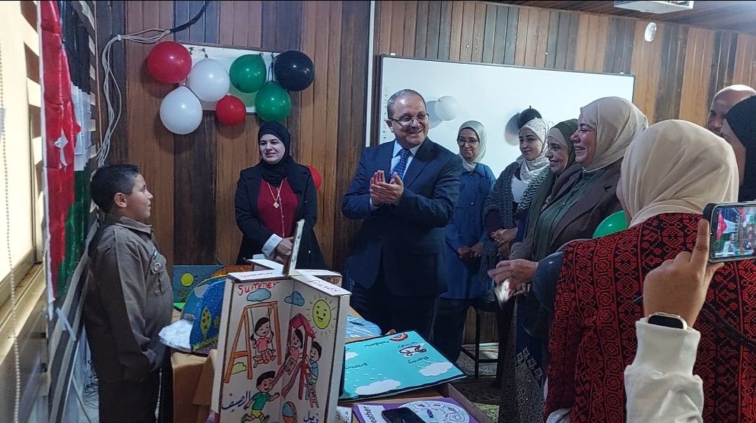 عبيدات يرعى افتتاح مشروع مبادرة سنبلة في مدرسة إبن سينا الأساسية- كفرسوم في بني كنانة