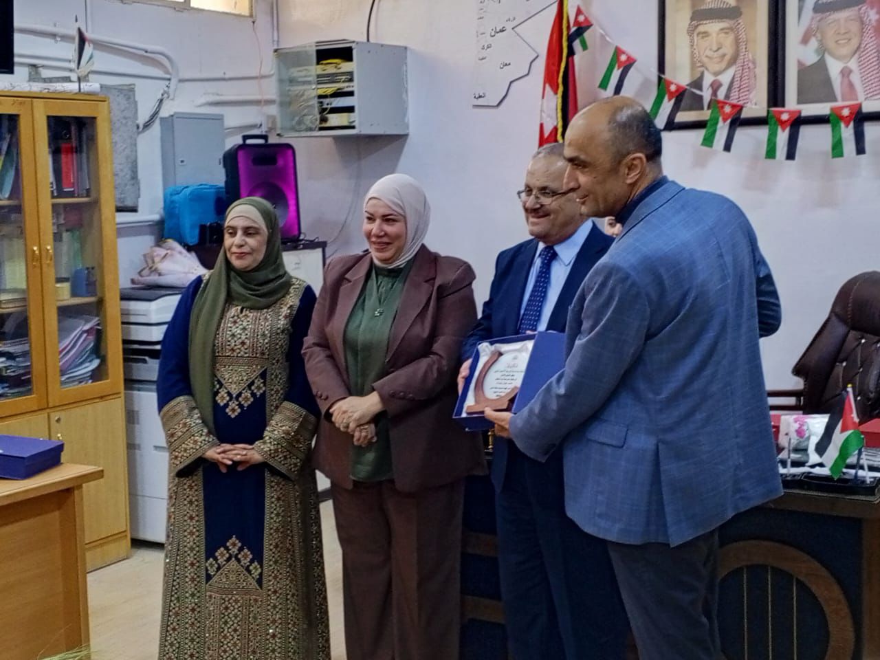 عبيدات يرعى افتتاح مشروع مبادرة سنبلة في مدرسة إبن سينا الأساسية- كفرسوم في بني كنانة