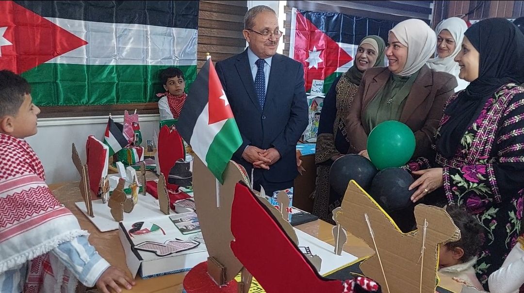عبيدات يرعى افتتاح مشروع مبادرة سنبلة في مدرسة إبن سينا الأساسية- كفرسوم في بني كنانة