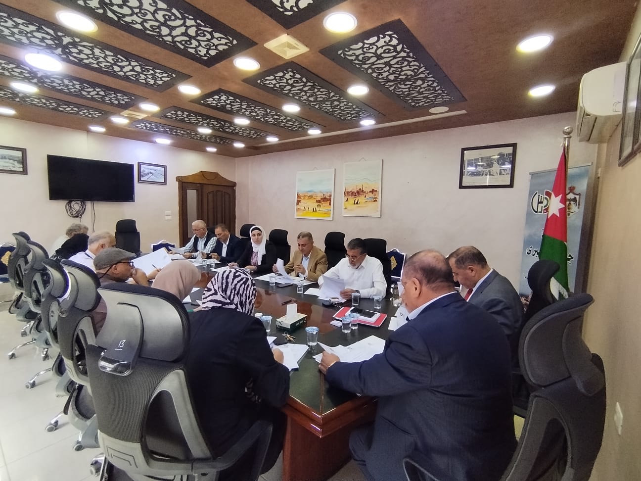 مجلس إدارة مؤسسة إعمار جرش يبحث سير المشاريع التنموية ويحدد موعد اجتماع الهيئة العامة