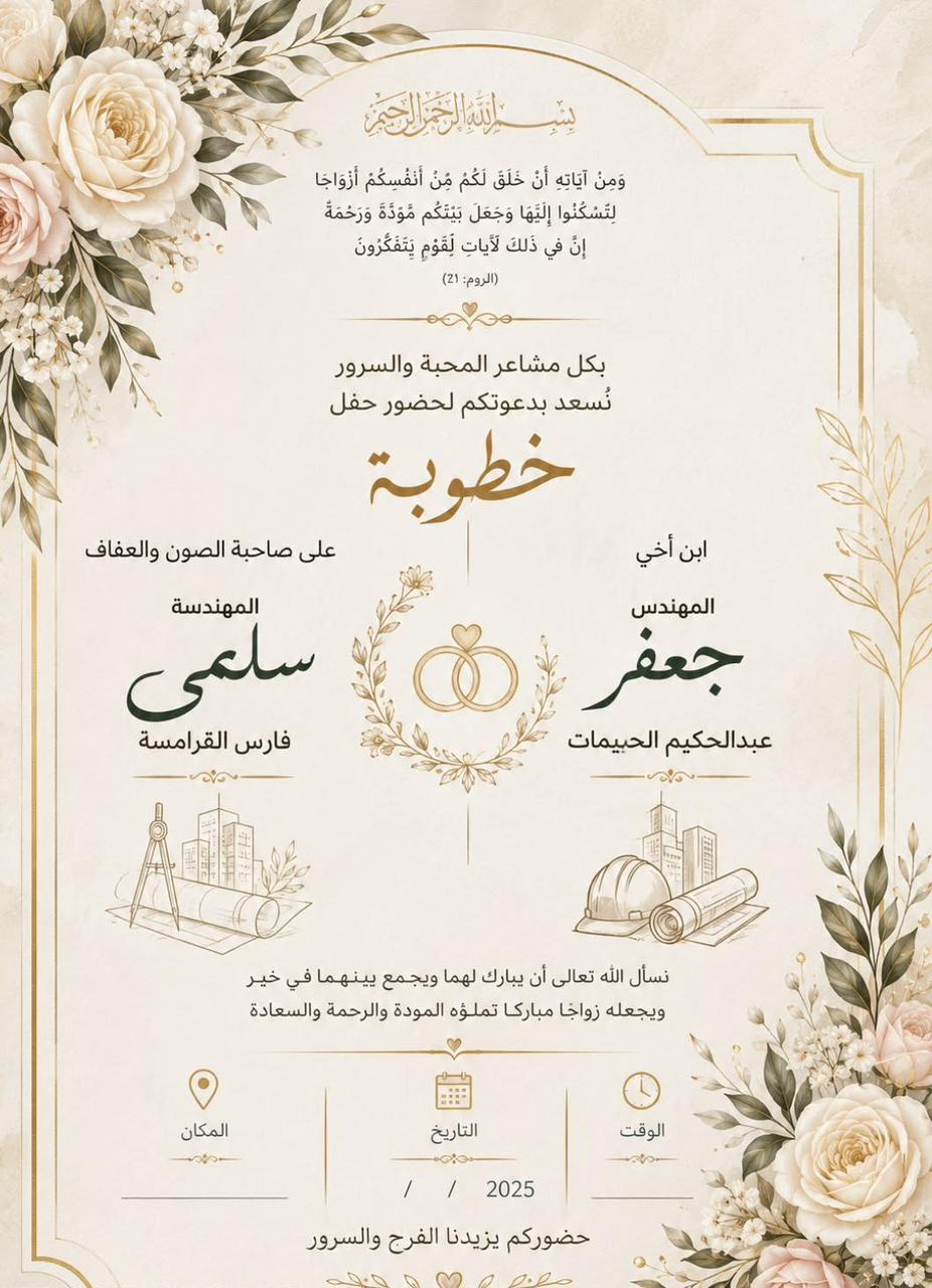 جاهة كريمة تجمع وجهاء ماعين ومادبا لطلب يد ابنة رجل الأعمال فارس القرامسة للشاب جعفر الحميمات