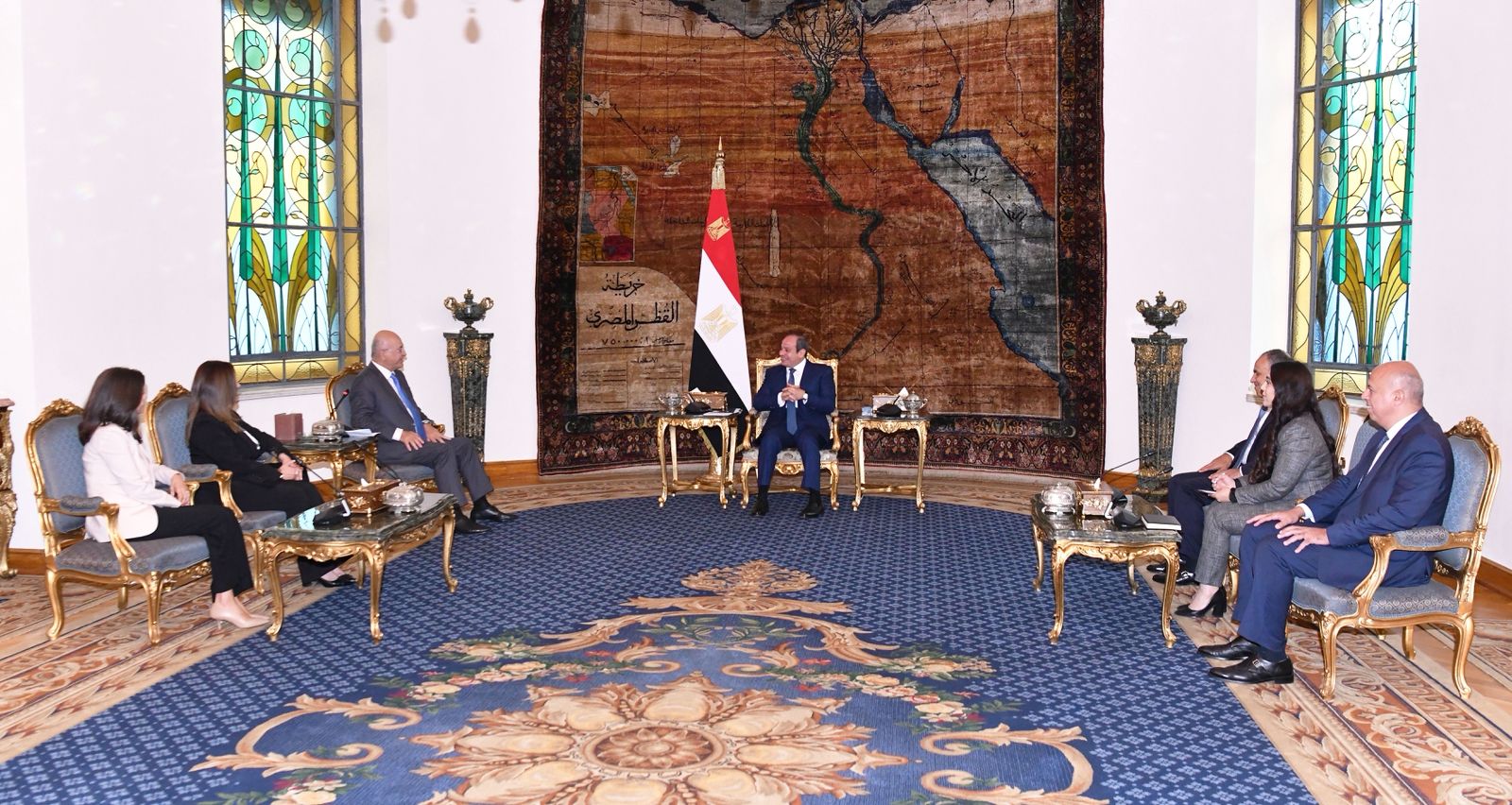 خلال لقاءه إلرئيس السيسي في القاهرة  برهم صالح....استراتيجية المفوضية السامية للأمم المتحدة لشؤون اللاجئين تستهدف تقليص أعداد اللاجئين عالميًا
