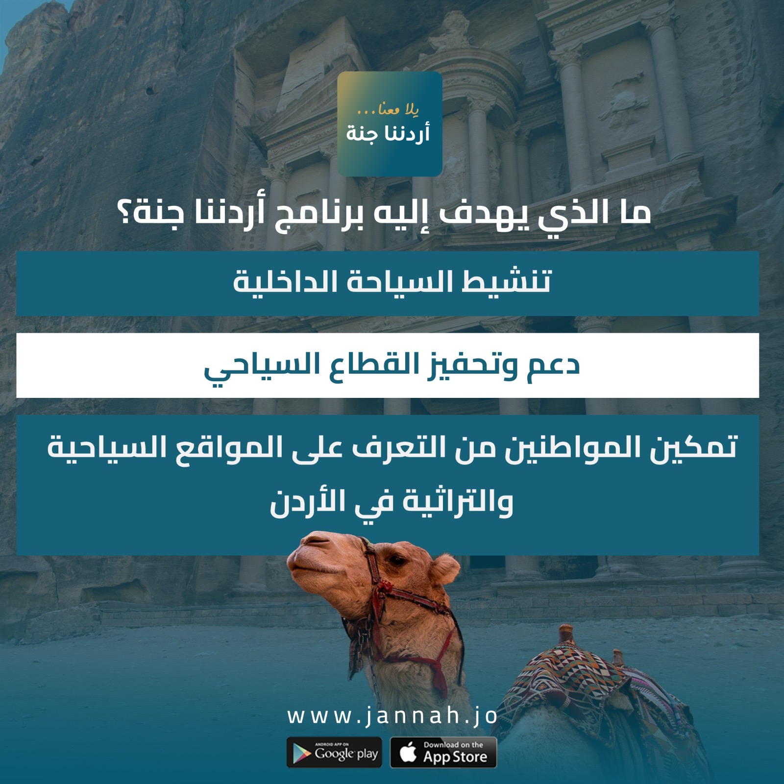 أردننا جنة يعزز الإقبال على السياحة الداخلية بـ158 ألف مشارك