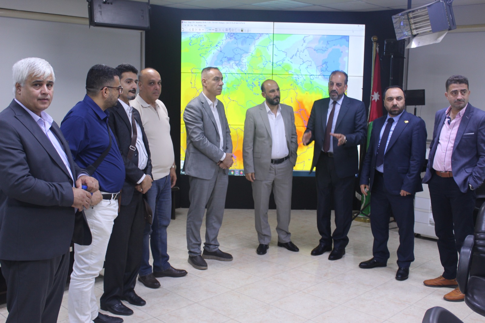 مدير الأرصاد الجوية السورية يزور الأرصاد الجوية الأردنية لبحث سبل التعاون وتبادل الخبرات