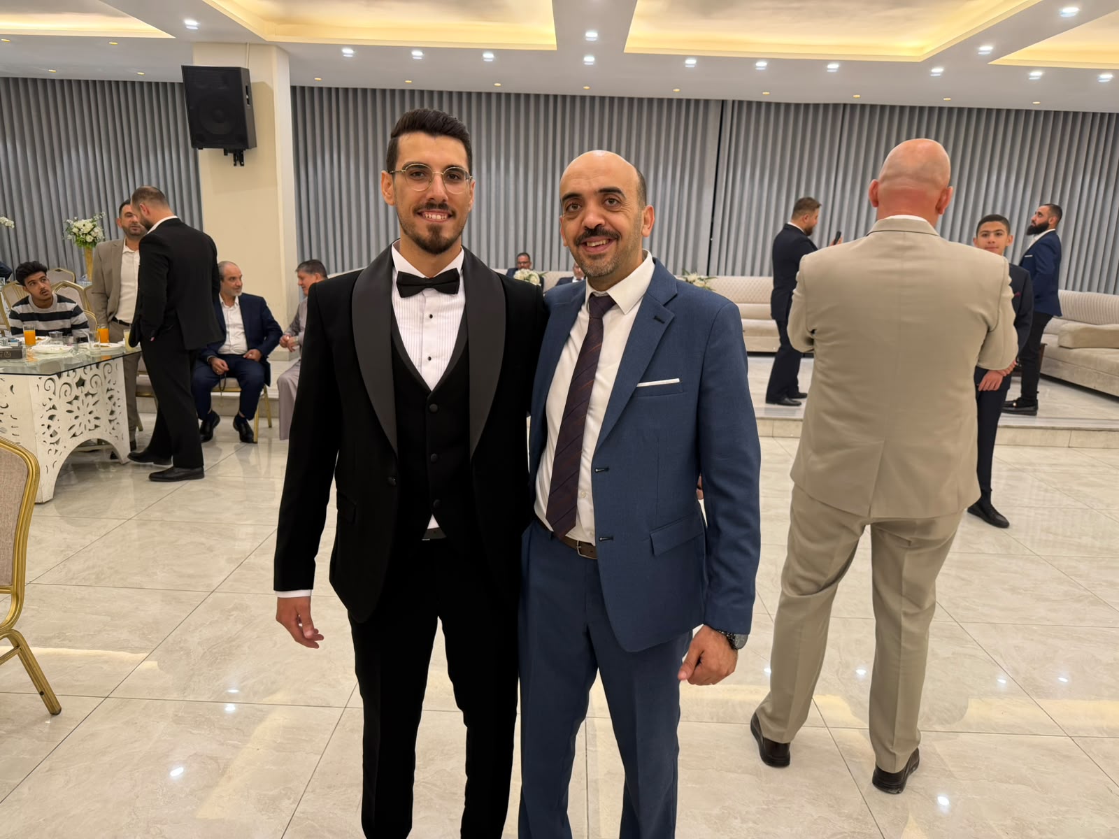 حفل زفاف المهندس حسن نجل الصحفي محمد غنام على المحامية زمزم مالك