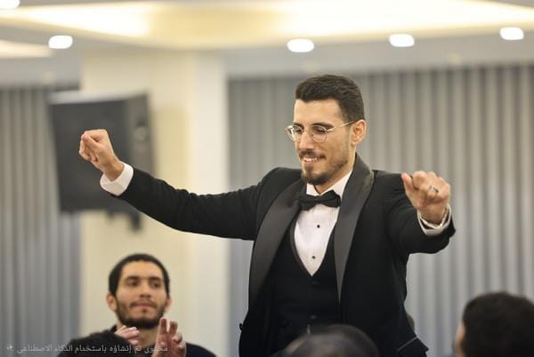حفل زفاف المهندس حسن نجل الصحفي محمد غنام على المحامية زمزم مالك