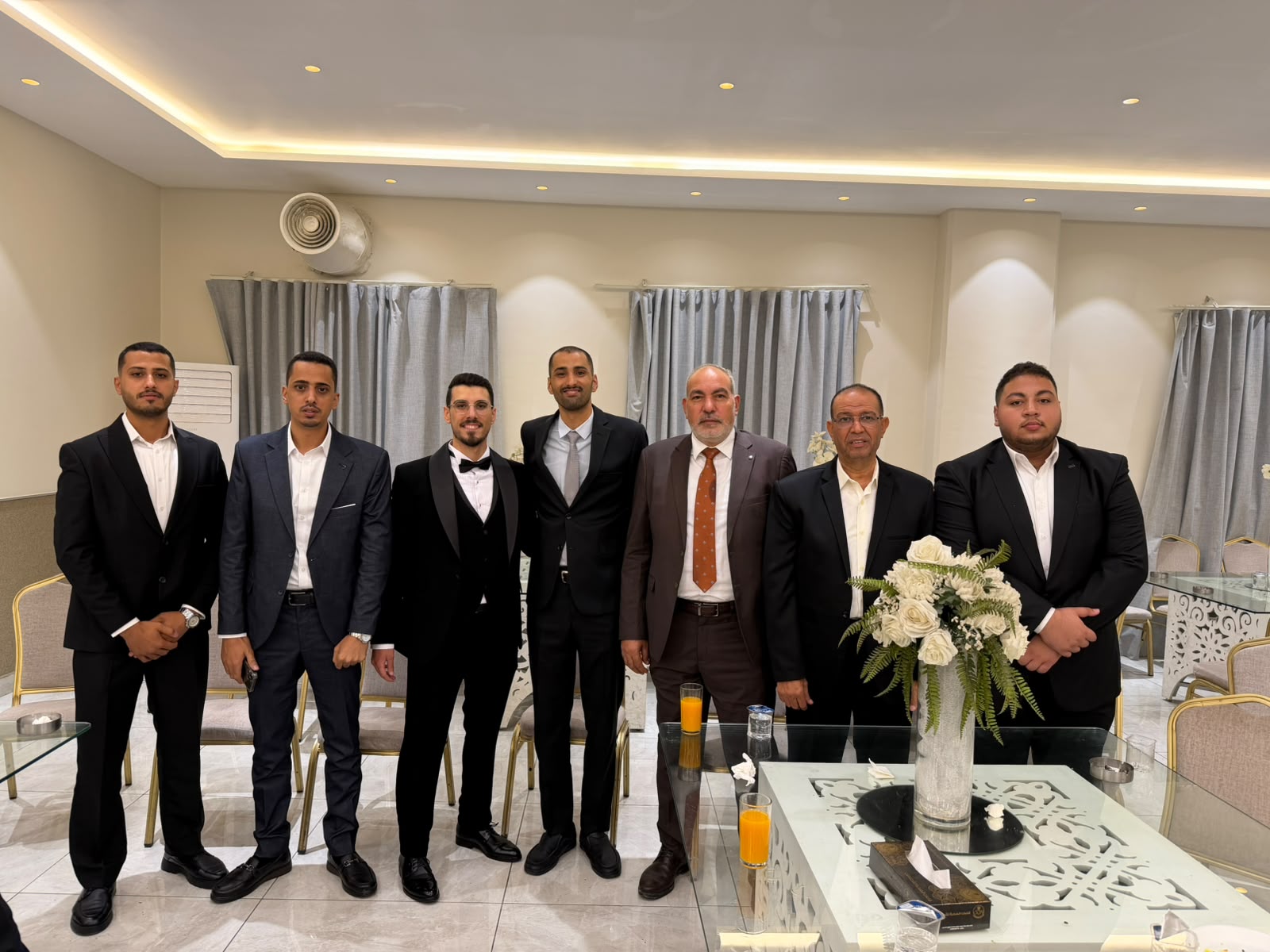 حفل زفاف المهندس حسن نجل الصحفي محمد غنام على المحامية زمزم مالك