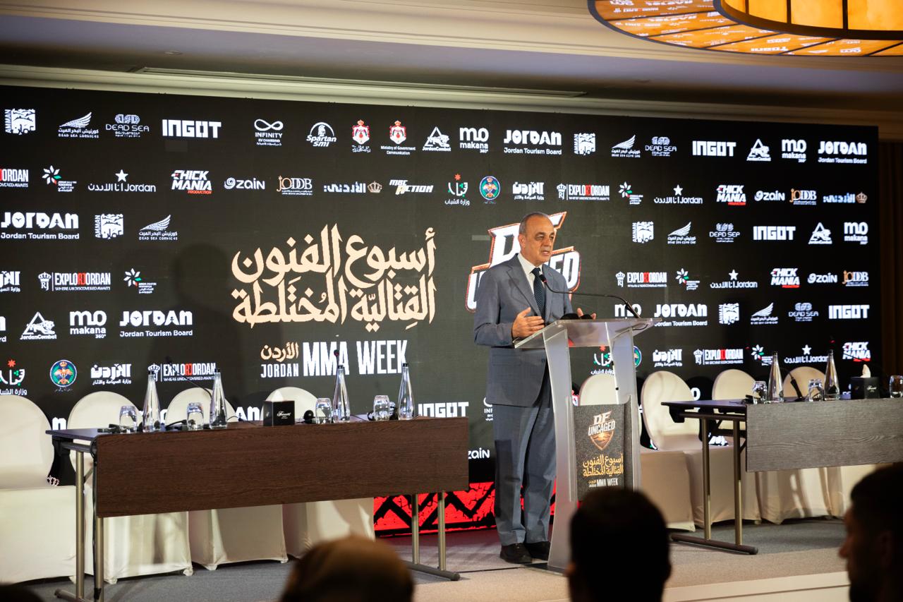 حجازين: أسبوع الفنون القتالية المختلطة فرصة لتعريف جمهور جديد بالأردن
