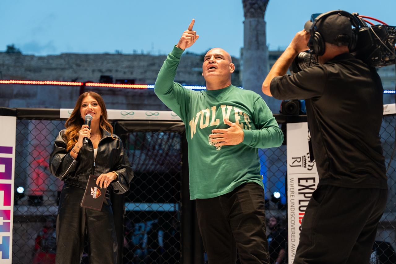 «DF UNCAGED» تختتم أسبوع الأردن للفنون القتالية المختلطة في المدرج الروماني